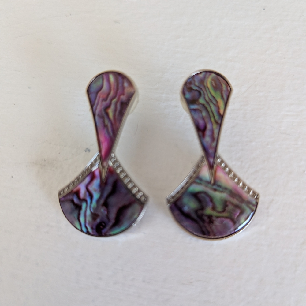 Elegant Abalone Shell Earrings